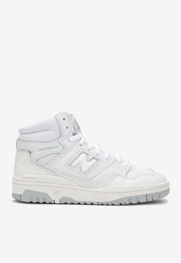 650 Low-Top Sneakers in White Leather