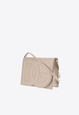 DG Logo Calf Leather Crossbody Bag