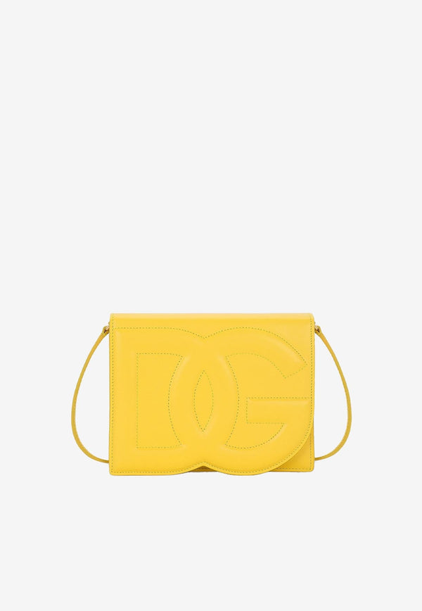 DG Logo Crossbody Bag in Calf Leather