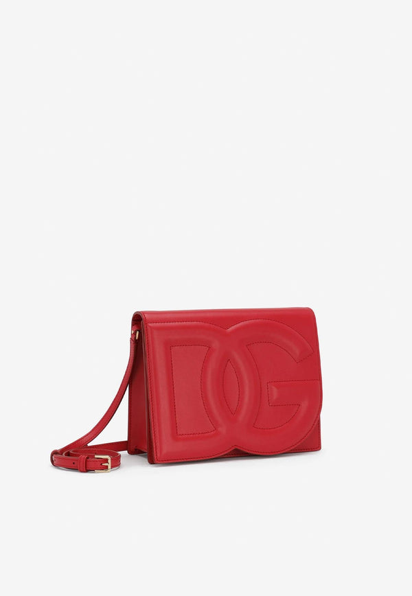 DG Logo Crossbody Bag in Calf Leather