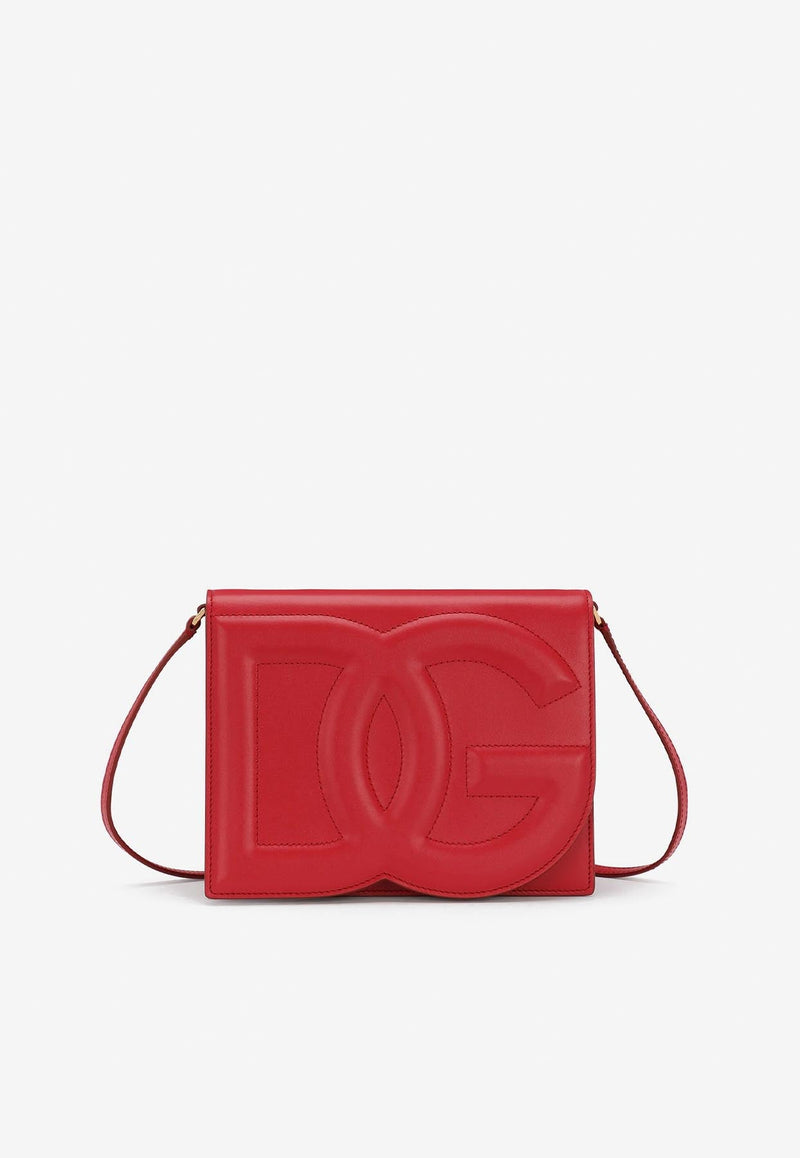 DG Logo Crossbody Bag in Calf Leather