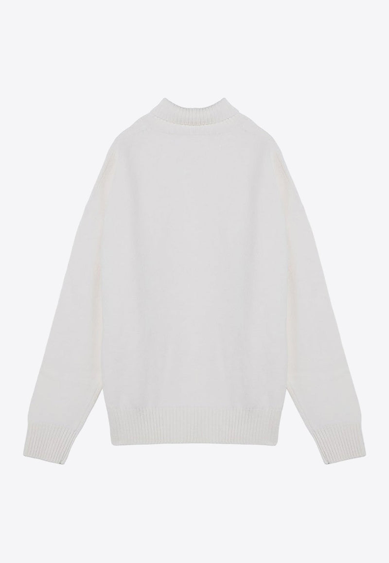 Ami De Coeur High-Neck Sweater