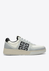 G4 Leather and Canvas Low-Top Sneakers