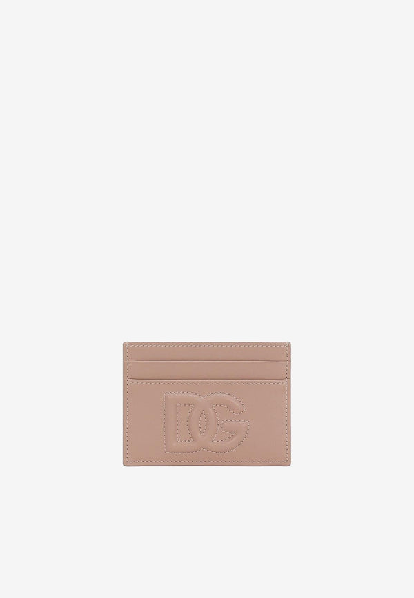 DG Logo Cardholder in Calf Leather