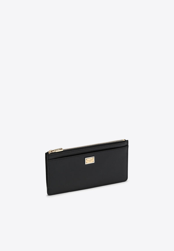 Leather Zipped Cardholder