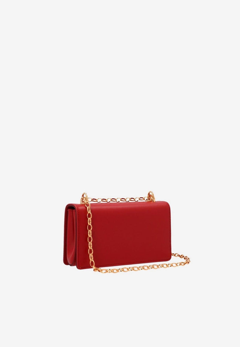 DG Girls Calfskin Chain Phone Bag