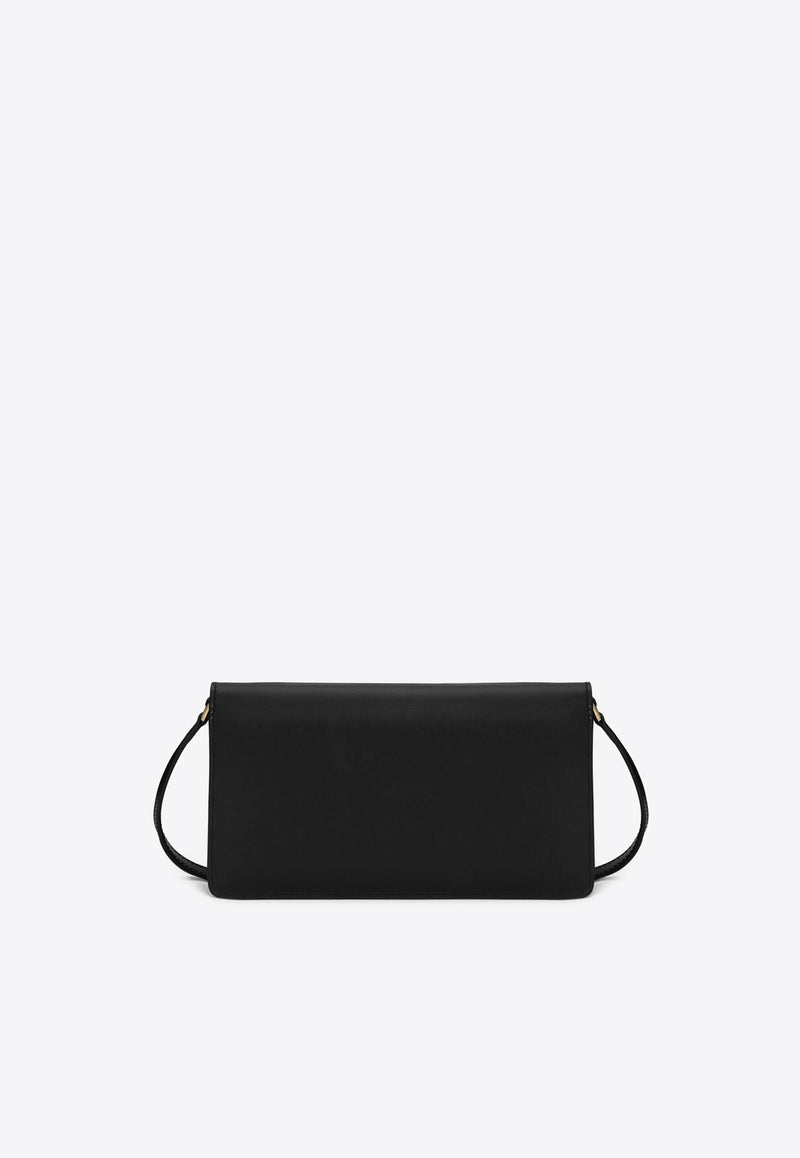 DG Logo Calf Leather Clutch