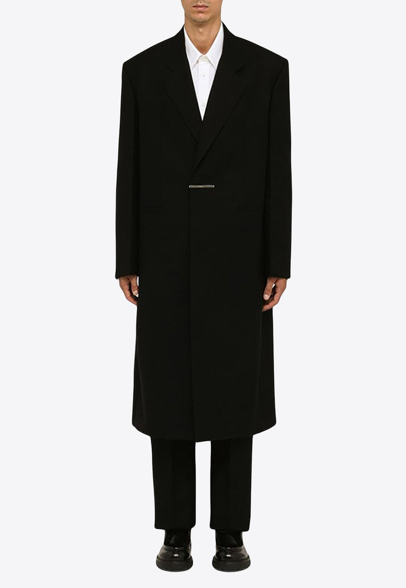 Wool Tailored Long Coat