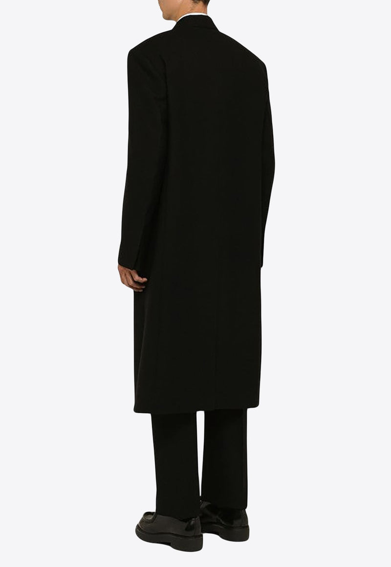 Wool Tailored Long Coat