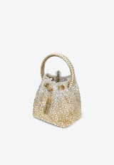 Bon Bon Crystal-Embellished Top Handle Bag