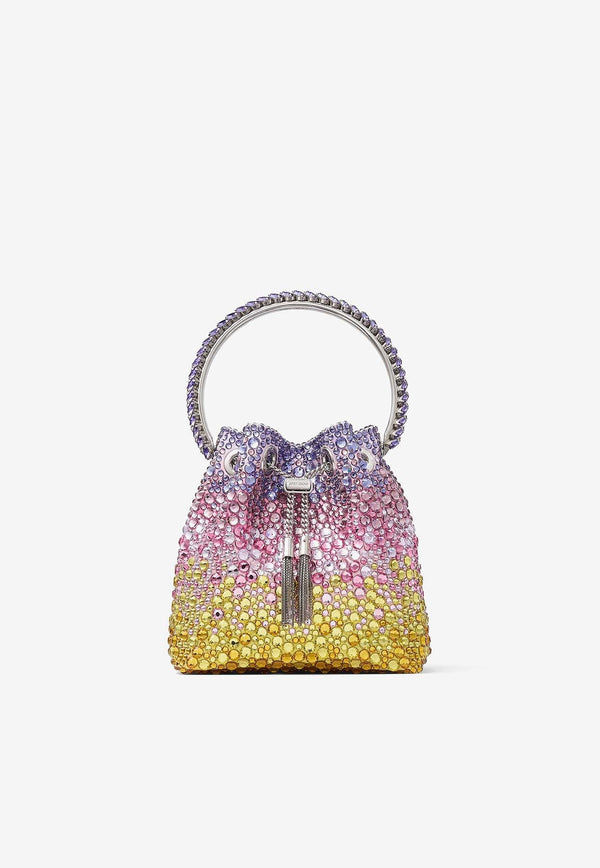 Bon Bon Crystal-Embellished Top Handle Bag