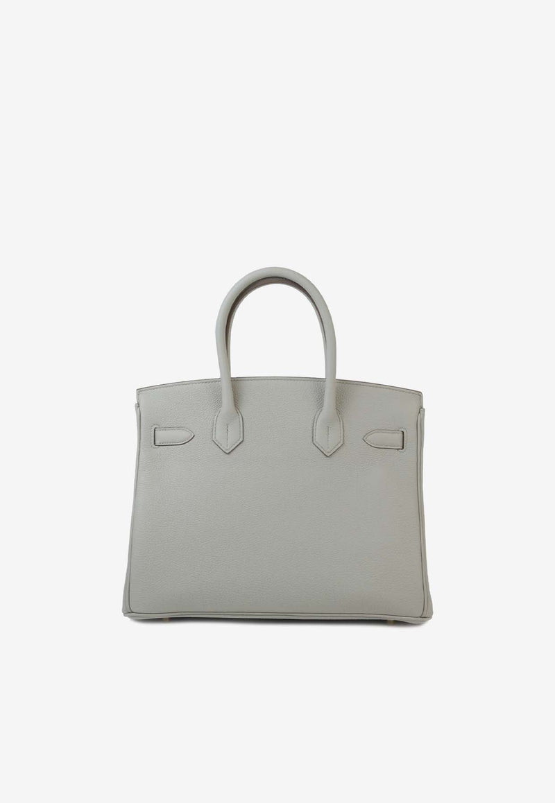 Birkin 30 in Beton Togo Leather with Gold Hardware