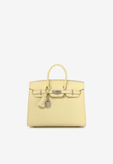 Birkin 25 Sellier in Jaune Milton Epsom Leather with Palladium Hardware