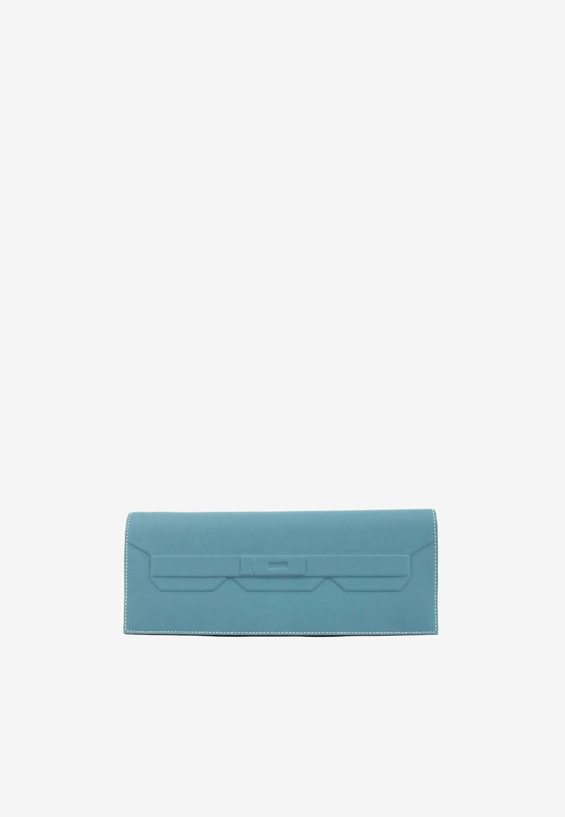 Birkin Shadow Clutch 29 in New Bleu Jean Swift Leather