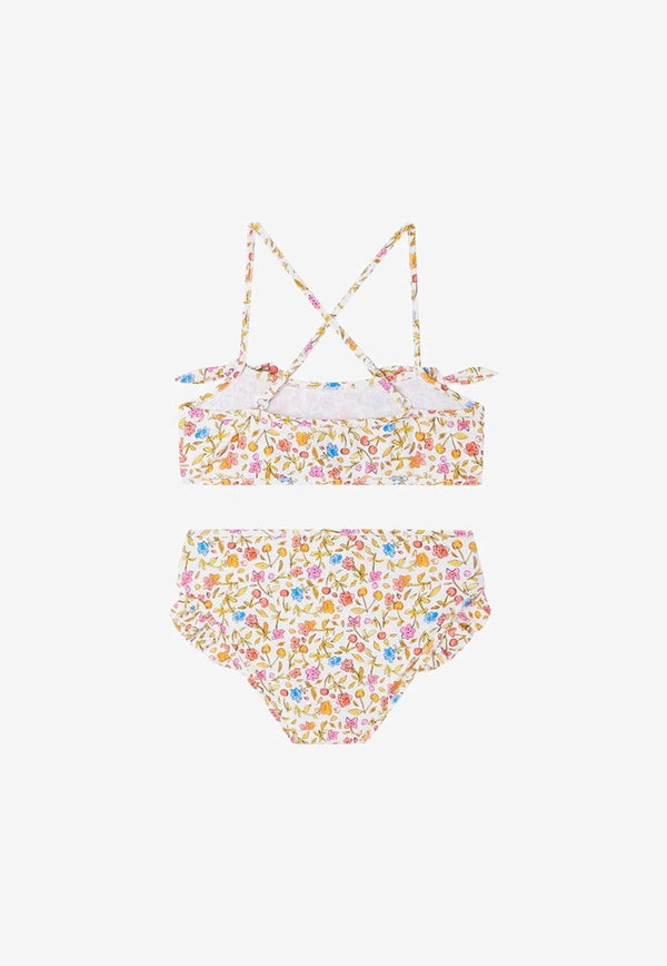 Girls Abigael Floral Two-Piece Swimsuit