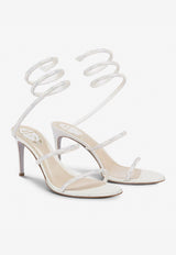 Cleo 80 Wraparound Satin Sandals