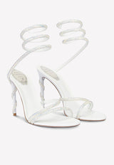 Margot 105 Wraparound Satin Sandals