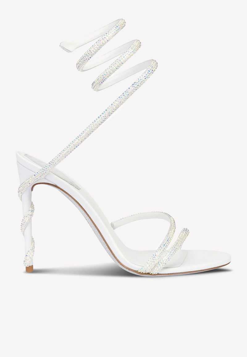 Margot 105 Crystal-Embellished Sandals