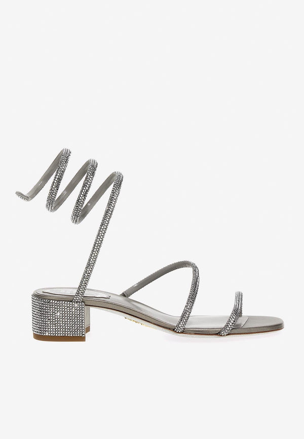 Cleo 35 Crystal-Embellished Sandals