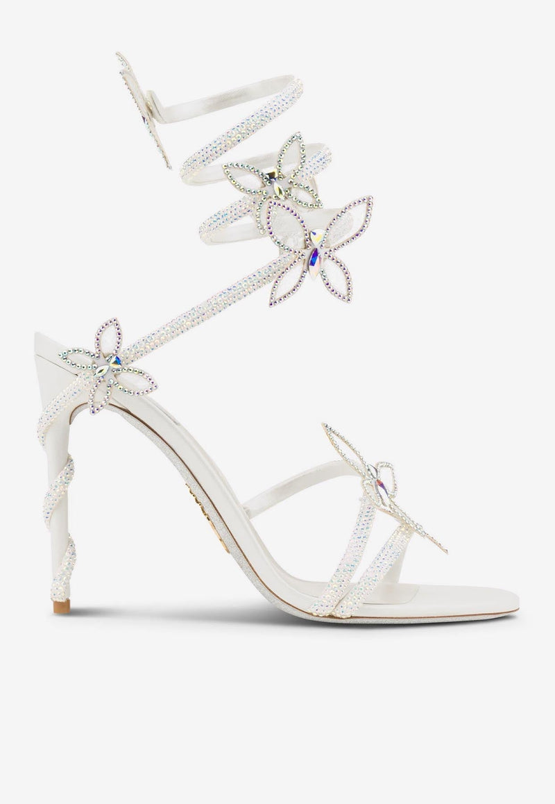 Margot 105 Crystal-Embellished Sandals