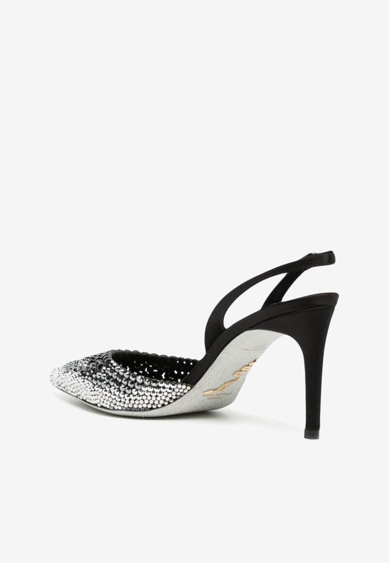 80 Crystal-Embellished Pointed Pumps