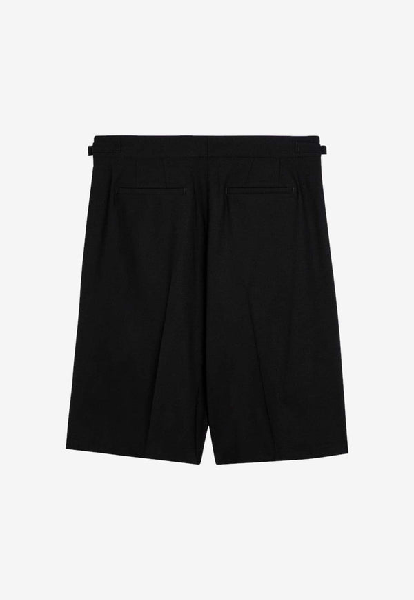 Tailored Wool Bermuda Shorts