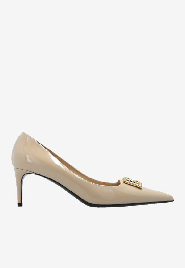 Lollo 60 Polished Leather Pumps