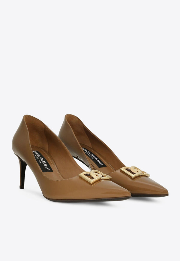 Lollo 60 Polished Leather Pumps