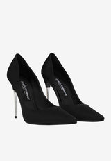 Lollo 105 Pointed Satin Pumps