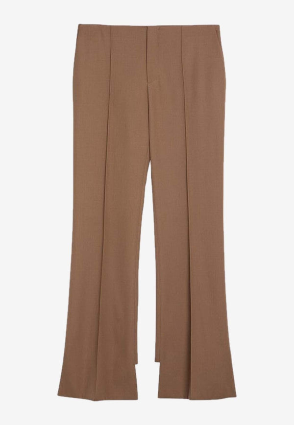 Asymmetrical Wool Pants