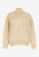 Embroidered Wool Sweater