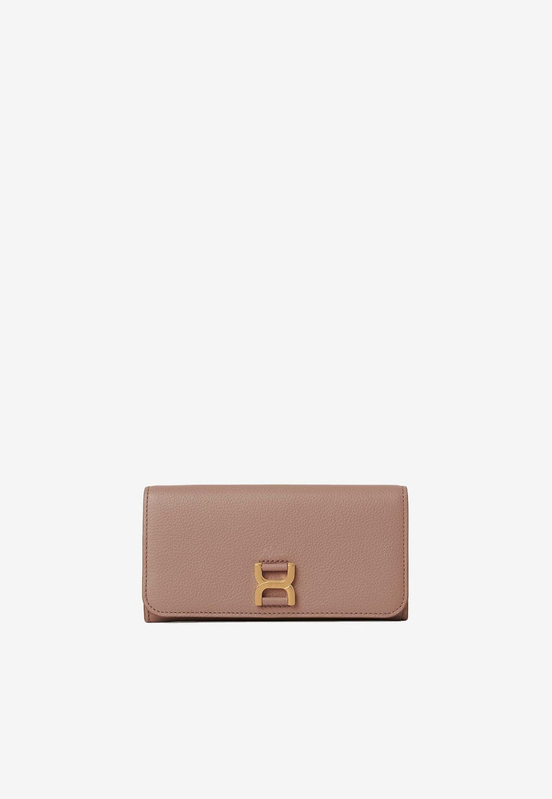 Long Marcie Wallet in Calf Leather