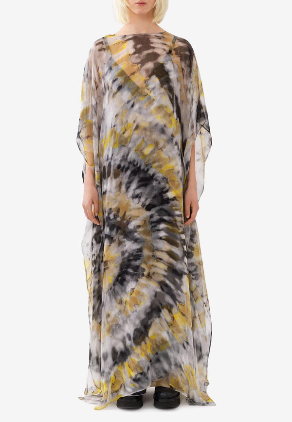 Tie-Dye Print Kaftan