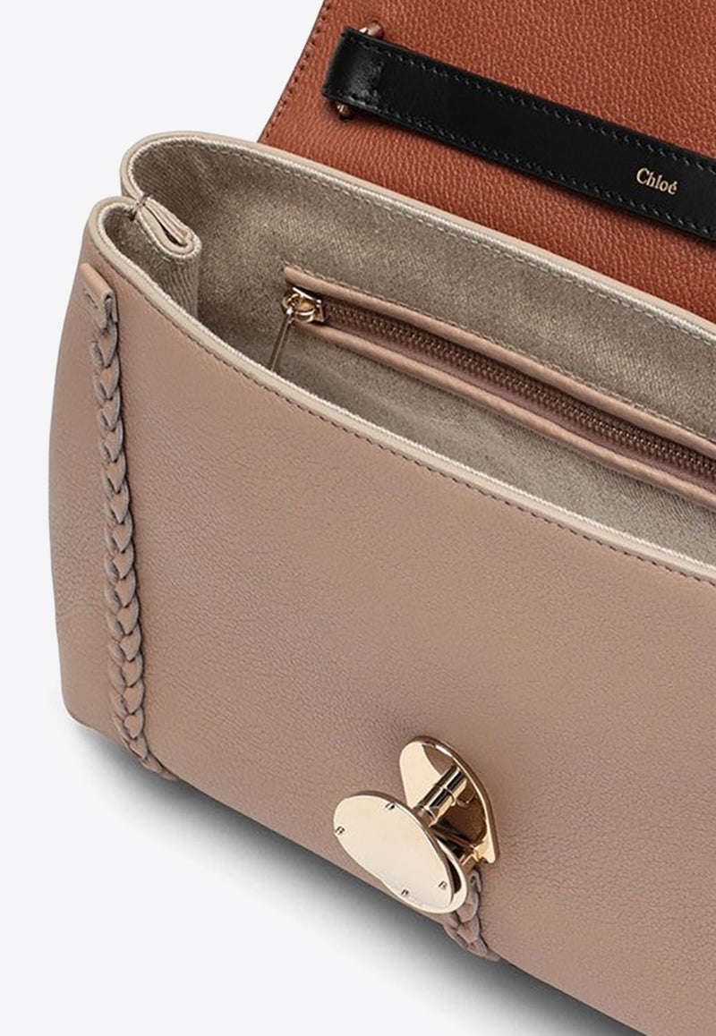Medium Penelope Leather Shoulder Bag