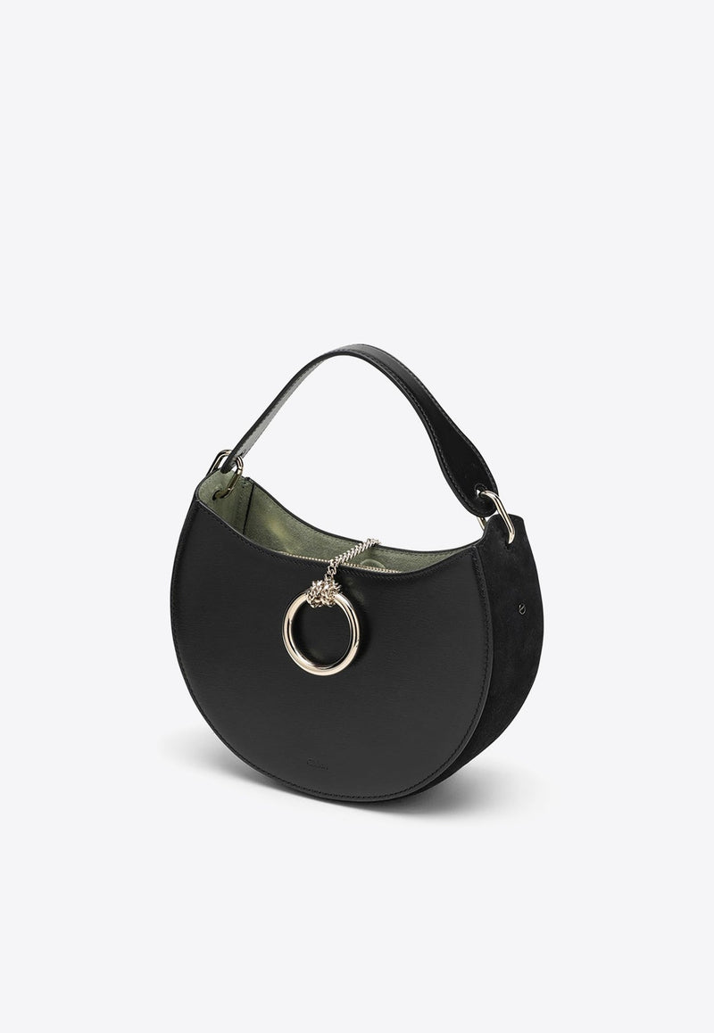 Small Arlène Leather Shoulder Bag