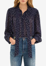 Dots Lavallière Blouse