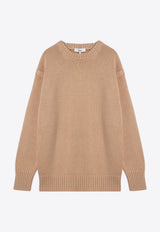 Cashmere-Blend Knitted Sweater