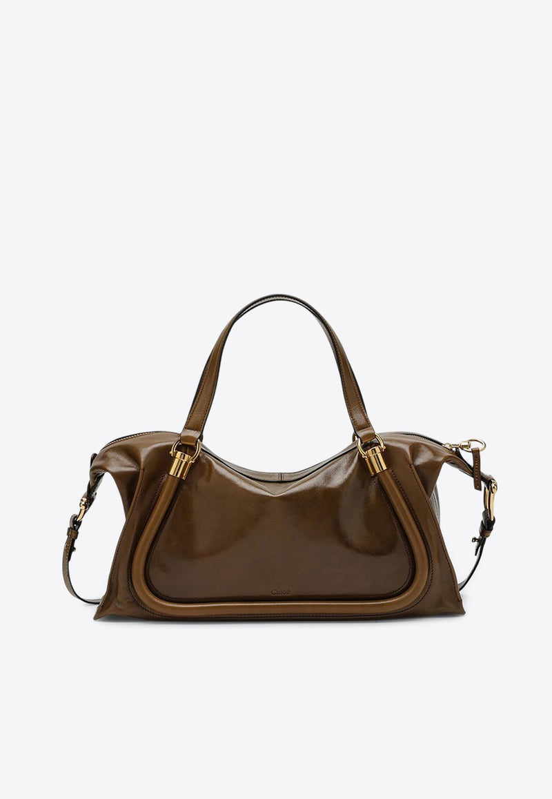 Party 24 Leather Top Handle Bag