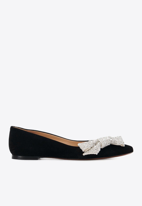 Théa Bow-Embellished Ballerina Flats