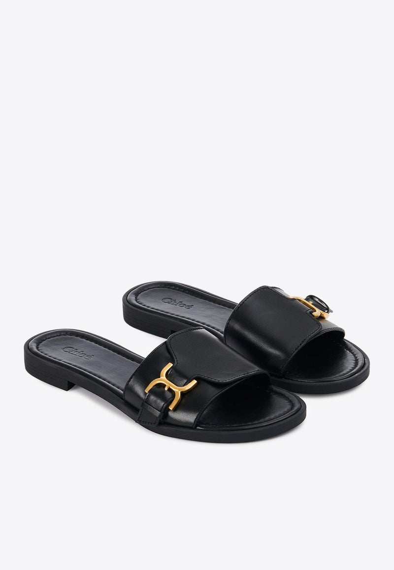 Marcie Leather Slides