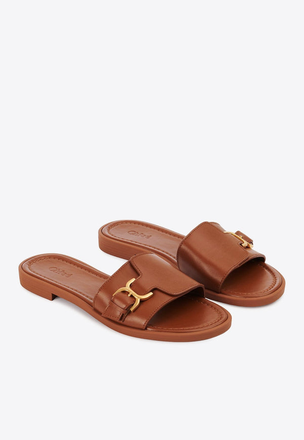 Marcie Leather Slides