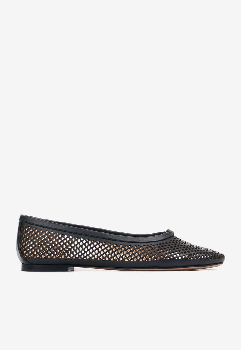 Marcie Ballerina Flats in Leather