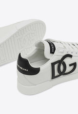 Portofino DG Logo Leather Sneakers