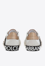 Portofino Low-Top Sneakers with Embellished DG Logo