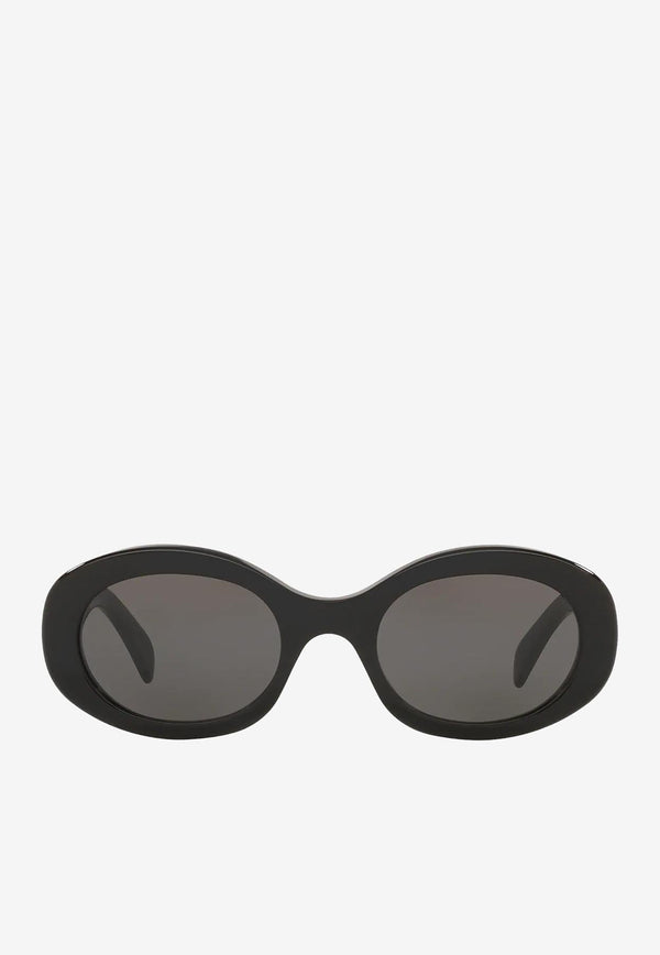 Oval Acetate Sunglasses