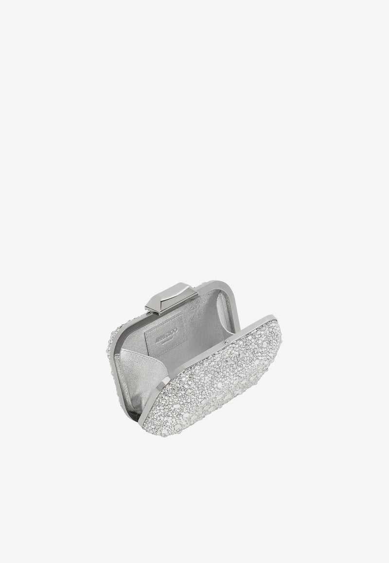 Cloud Crystal Covered Clutch