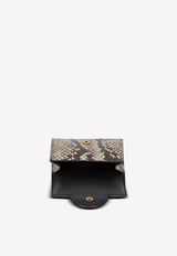 B-Buzz Snakeskin Leather Wallet