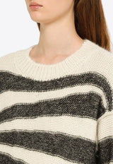 Eleonor Zebra-Pattern Sweater
