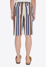 Paul Striped Bermuda Shorts