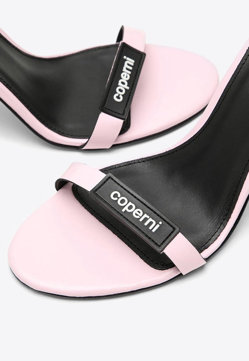 95 Logo Strap Leather Sandals